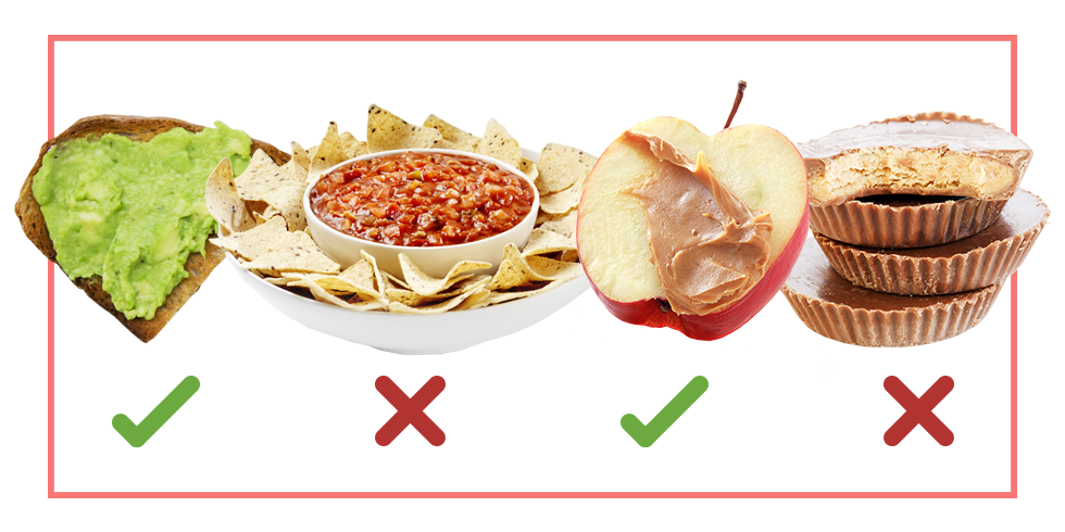 healthy snacking vs unhealthy snacking