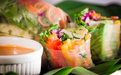 Peanut Sauce Vegan Summer Rolls Recipe for Guilt-Free Snacking