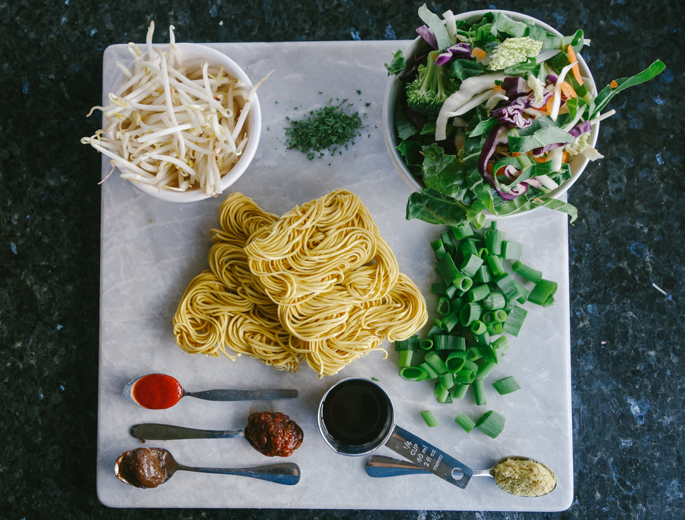 homemade instant healthy ramen in mason jar