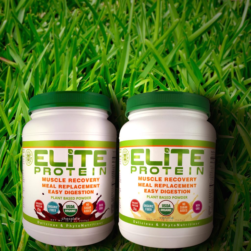 Elite Protein protein powder bottles