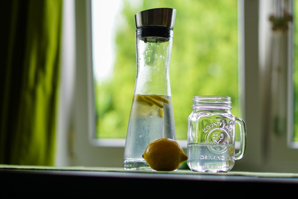 lemon water lunch